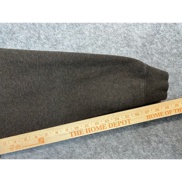 Vintage Vans Hoodie Men's XL Brown Skate Logo Full Zip Grunge Jacket Y2K - Picture 9 of 10